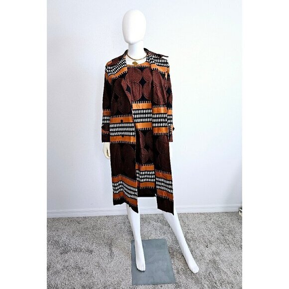African Ankara Kitenge Two Piece Dress Suit Set - Made in Kenya - Picture 1 of 5
